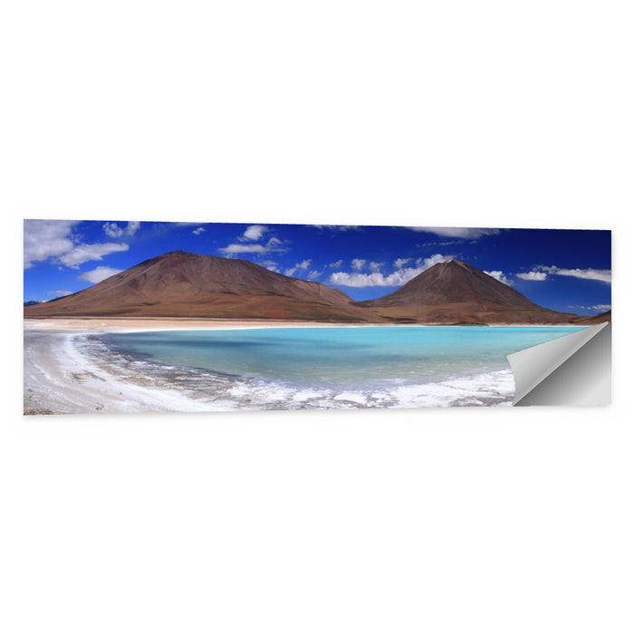 Laguna Verde Turquoise Lake and Licancabur Wall Art as a poster print
