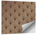 Deco Fan Pattern Illustration Wall Art