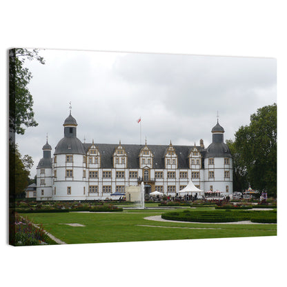 White Castle In Paderborn Germany Wall Art