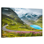 Winding Road Through the Swiss Alps Wall Art