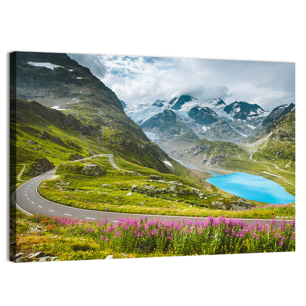 Winding Road Through the Swiss Alps Wall Art