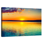 Golden Hour Over Russian Lake Wall Art