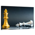 Gold King Victorious Over Fallen Silver King Wall Art
