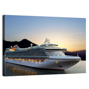 Luxury Cruise Ship Sailing Wall Art