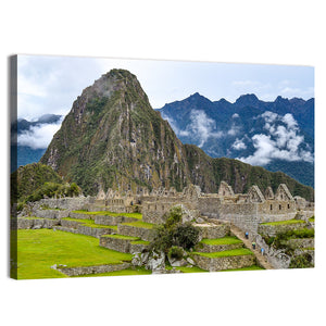 Machu Picchu In Andes Mountains Wall Art