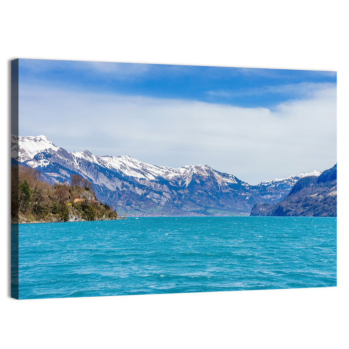 Lake Brienz Wall Art as a canvas print