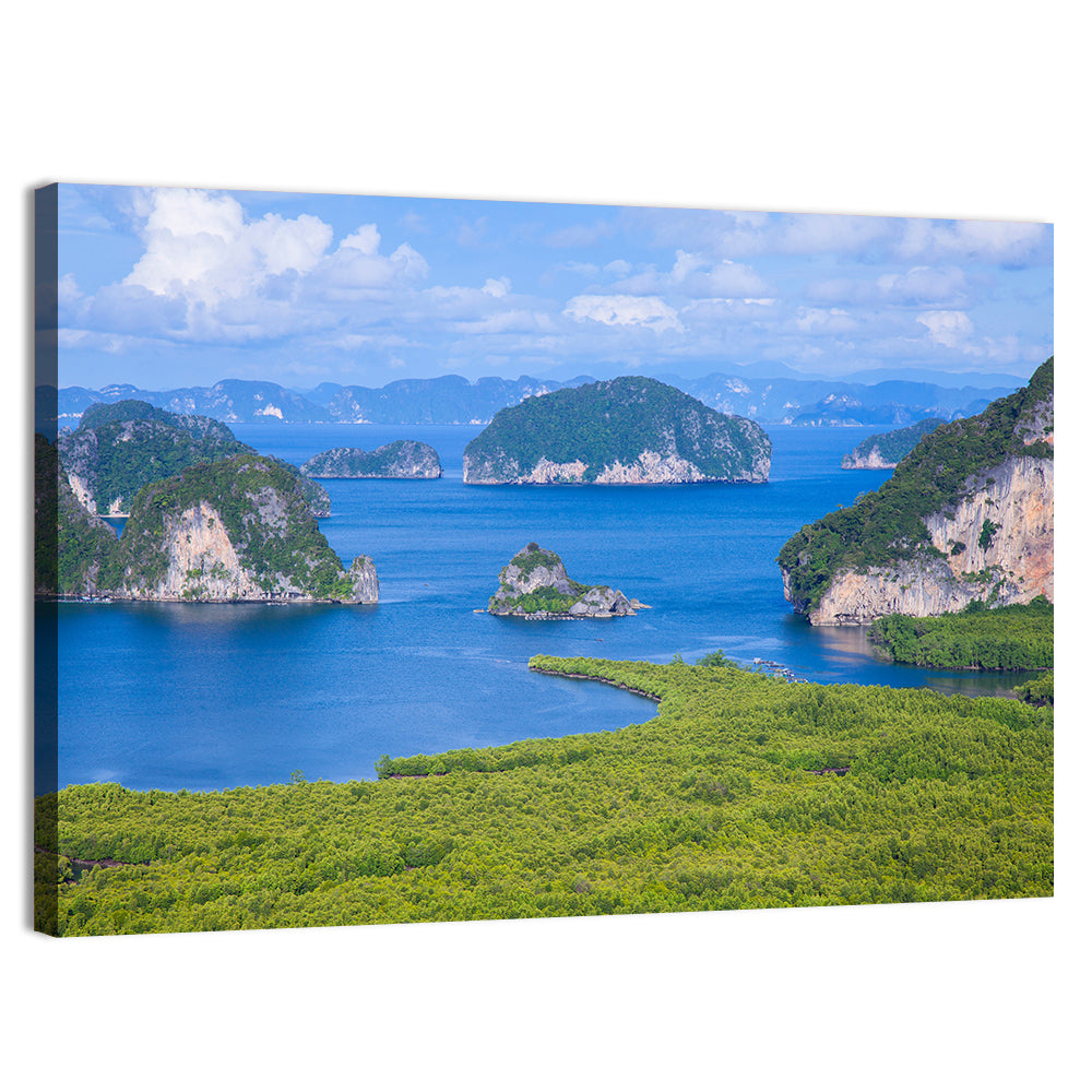 Samed Nangchee Viewpoint Wall Art, canvas print, landscape