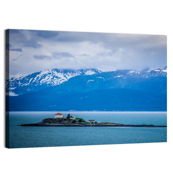 Five Finger Lighthouse, Mud Bay, Alaska Wall Art as a canvas print