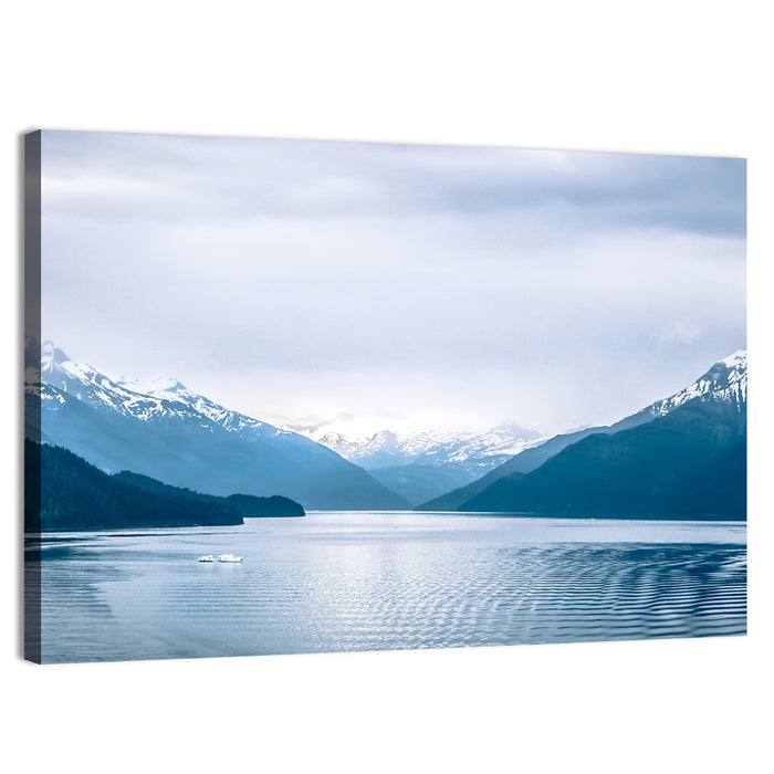 Tracy Arm Fjord Alaska Wall Art as a canvas print