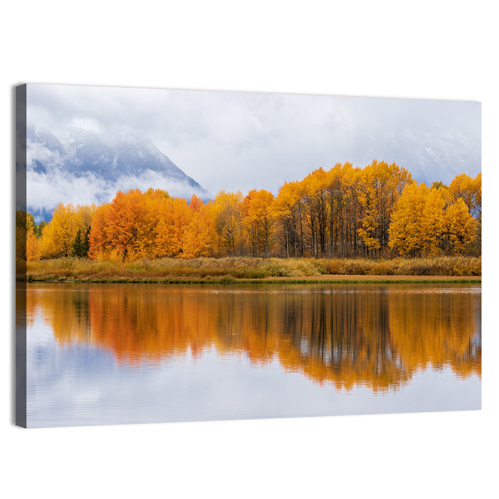Autumn at Grand Teton Wall Art, canvas print, landscape