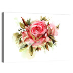 Single Bloom Rose Watercolor Wall Art