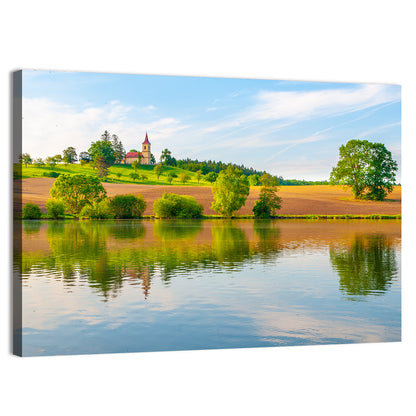 St Peter & Pauls Church In Czech Wall Art