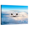 Private Jet in Flight Wall Art