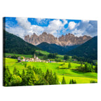 Santa Maddalena Village, Odle Peaks Wall Art