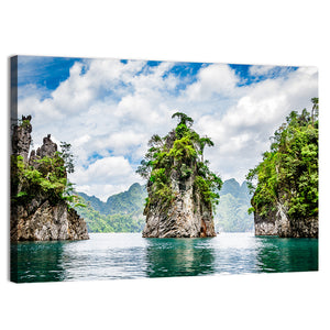 Ratchaprapha Dam At Thailand Wall Art