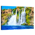 Duden Waterfalls Cliffside, Antalya Wall Art