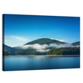 Misty Morning Over Mountain Lake Wall Art