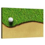 Golf Ball on Bunker Edge Wall Art