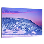 Purple Dusk Over Kilimanjaro Wall Art