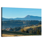 Yablunytsia Village Mountain View Wall Art