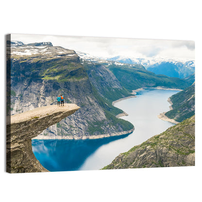 Trolltunga Cliffs In Norway Wall Art