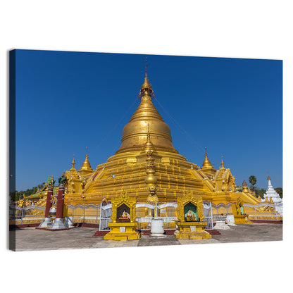 Kuthodaw Pagoda In Myanmar Wall Art