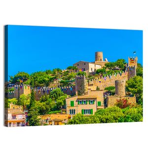 Capdepera Castle & Capdepera Town Spain Wall Art