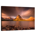 Mount Grinnell Golden Sunrise Wall Art