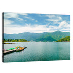Lake Kawaguchi Mountain View Wall Art