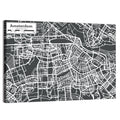 Amsterdam Canal Map Wall Art