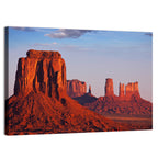 Monument Valley Mesa at Golden Hour Wall Art