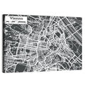 Vienna Street Map Wall Art