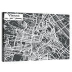 Vienna Street Map Wall Art