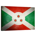 Vintage Burundi Flag Wall Art