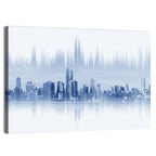 Abstract Skyscraper Reflection Wall Art