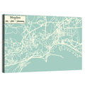 Naples Coastal Map Wall Art