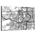 Atlanta Hand-drawn City Map Wall Art