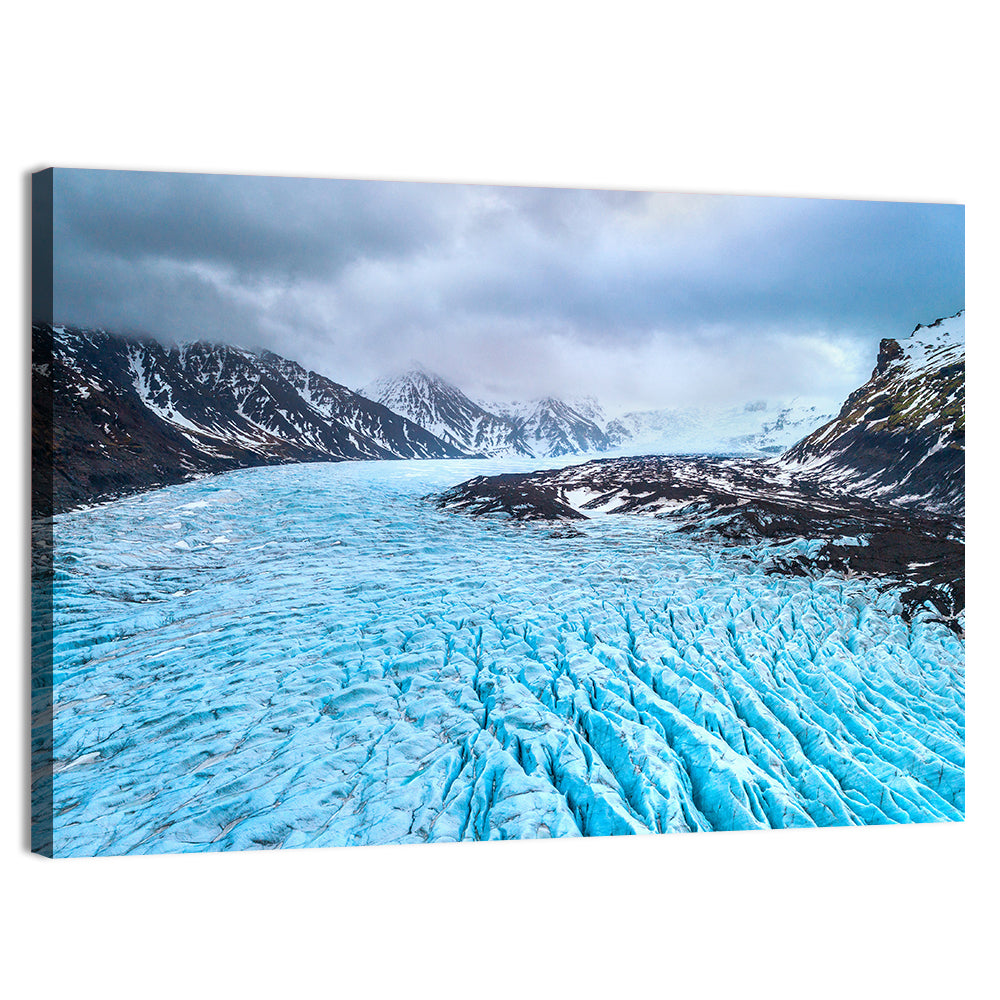 Skaftafell Glacier Aerial View Wall Art