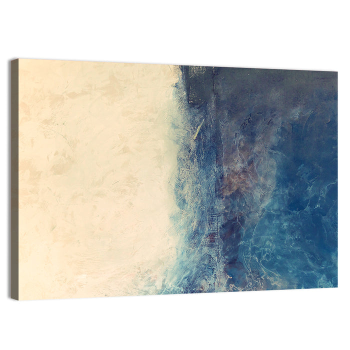 Coastal Texture Diptych Wall Art as a canvas print