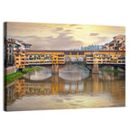 Ponte Vecchio at Golden Hour Wall Art