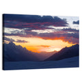 Hispar Pass Sunset Wall Art