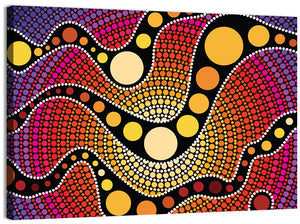 Aboriginal Dot Style I Wall Art