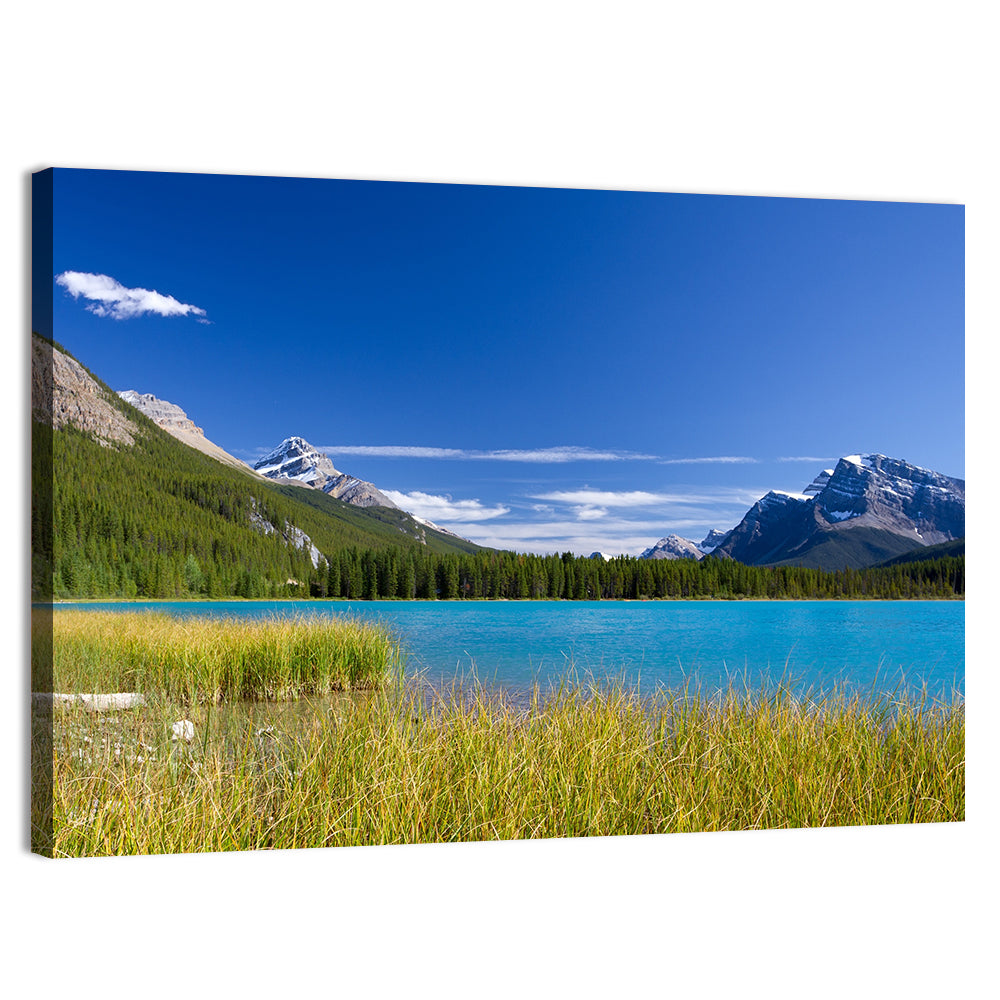 Autumn Lake in Jasper National Park Wall Art