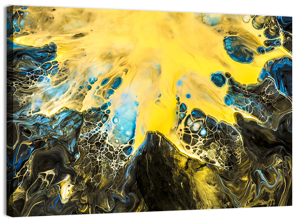 Cellular Fluid Burst Wall Art