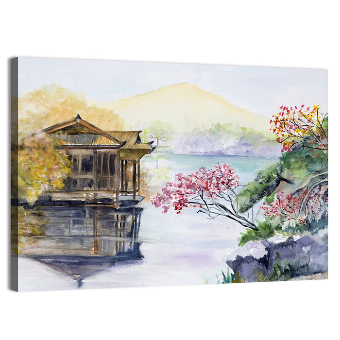 West Lake, Hangzhou Wall Art as a canvas print