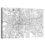 Atlanta Schematic Map Wall Art