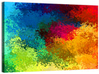 Diagonal Rainbow Gradient Wall Art