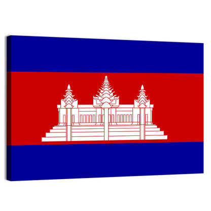 Flag Of Cambodia Wall Art