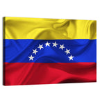 Venezuelan Flag with Stars Wall Art