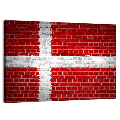 Denmark Flag Wall Art